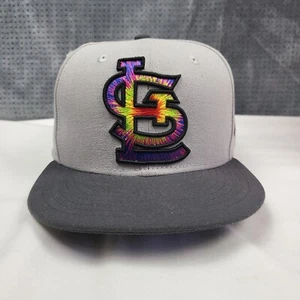 Auténtico Sombrero Ajustado Auténtico St. Louis Cardinals Sun Burst MLB 59FIFTY Nueva Era RARO - Imagen 1 de 9