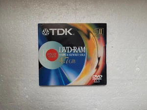 DVD-RAM TDK Type II / rewritable 4.7GB - Single Sided New - Bild 1 von 2
