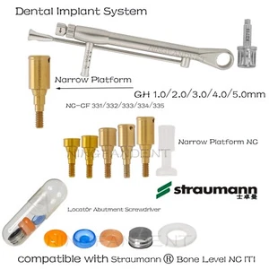 Straumann/ITI-Bone Level NC Locator Abutments & Retention Cap Tools For 1-5.0mm - Picture 1 of 119
