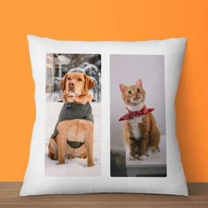 Personalised Photo Cushion Cover Pillowcase Pillow Case Custom 2 Picture - Picture 1 of 1