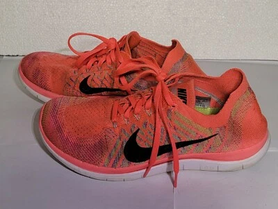 Nike Free 4.0 Flyknit Para mujeres Zapatos para Correr Lo último Lava Fucsia 717076-800 Talla 9.5 Foto 1 de 4