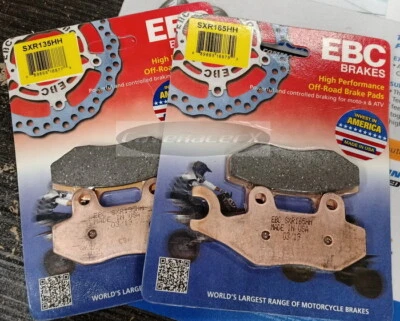 Pastilhas de freio dianteiro Can Am Commander 1000 Commander 800R série EBC SXR - Imagem 1 de 2