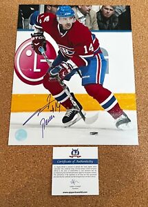 Tomas Plekanec Montreal Canadiens Autographed-Signed Hockey NHL 8x10 Photo #14