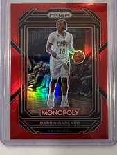 2022-23 NBA Panini Prizm Monopoly  Darius Garland Red Prizm /99 #16 