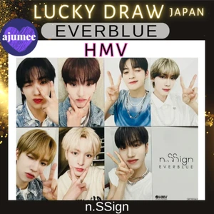 n.SSign EVERBLUE JAPAN 2nd SINGLE photocard HMV Luckydraw No additional shipping - Picture 1 of 31