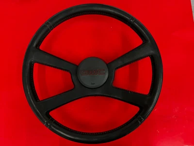 1976-1994 CHEVROLET GM LEATHER SILVERADO C10 C1500 K1500 STEERING WHEEL OEM USED - Image 1 of 4