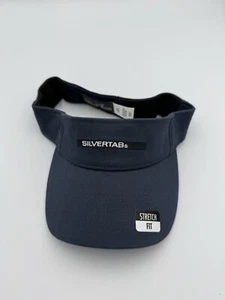 Vintage Levis SilverTab Script Patch Logo Black Visor Cap Adjustable - Bild 1 von 3