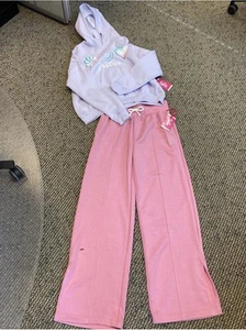 Justice Girl’s XL (16-18) Sweatshirt & Sweatpants Outfit. NWT. - Picture 1 of 1