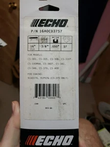 Barra guida Echo 16a0cd3757 16" 3/8" .050, 57 - Foto 1 di 4