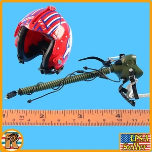 Figuras de acción DID escala 1/6 piloto F-14 de la Marina de los Estados Unidos - casco de vuelo (ganso) #2 - - Imagen 1 de 9