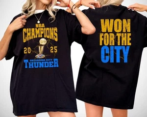 Maglietta Oklahoma Thunder, maglietta OKC Basketball World Champs, maglia campione 2025, ok - Foto 1 di 3
