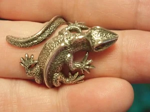 Lizard wrap around Ring  Sterling Silver   Sz.7  slightly adjustable - Picture 1 of 3
