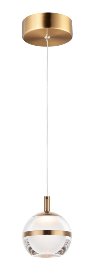 Et2 Contemporary Lighting E24591-93nab Swank Pendant Natural Aged Brass