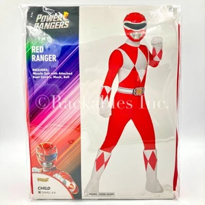 Spirit Kids Red Power Ranger Costume - Mighty Morphin Power Rangers Sizes Vary - Picture 1 of 15