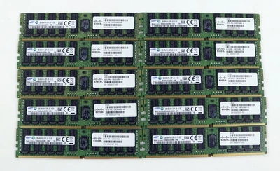 Samsung 32GB M386A4G40DM0-CPB PC4-2133P DDR4 ECC Reg Servidor Memoria Lote 10 Foto 1 de 4
