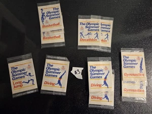 1984 Olympic Summer Games Souvenir Cards | Basketball - Diving - Decathlon - Picture 1 of 9