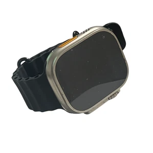 Apple Watch Ultra 1st Gen GPS LTE 49mm Titanium Case with Black Sports Band - Photo 1 sur 5