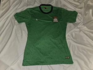 Zambia National Soccer Team Jersey Nike Authentic Large 2014 Home Football - Picture 1 of 8