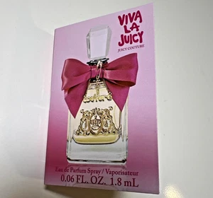 VIVA LA JUICY Juicy Couture Eau De Parfum Carded Sample Spray 0.06oz/1.8ml - Picture 1 of 3