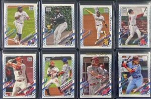 2021 TOPPS BASEBALL FACTORY SET - BLUE STARS VARIATIONS SSP /299 U-PICK 221-440