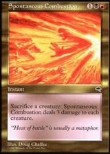 MTG magic cards 2x x2 Light Play, English Spontaneous Combustion Tempest