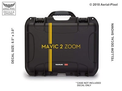 DJI Mavic 2 Zoom Drone Case Decal for Nanuk Pelican GoProfessional GPC & More  - Image 1 of 3