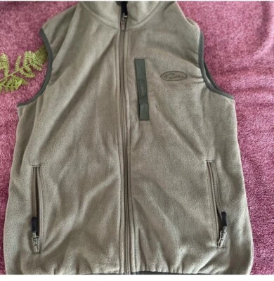 Drake Clothing Co. Waterfowl Vest Size 10 Green Magnattach Boys Youth Outdoors - Image 1 of 4