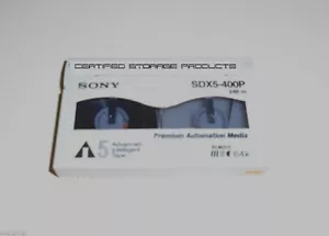 1/PK SONY SDX5-400P AIT-5 400/1040GB 64k MIC Data Tape Cartridge AIT5 SDX5400P - Picture 1 of 1