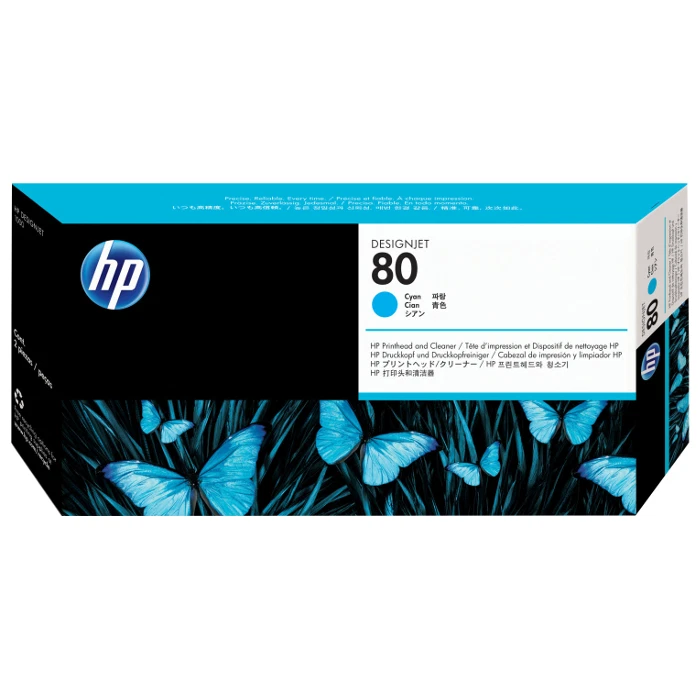 HP Druckkopf Nr.80 C4821A cyan für DesignJet 1050 Serie *MHD* OVP - Bild 1 von 1