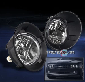 2010-2013 CHEVY CHEVROLET CAMARO BUMPER DRIVING FOG LIGHTS LAMPS CHROME W/SWITCH - Picture 1 of 4