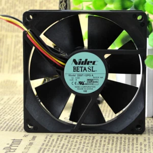 Nidec D09T-12PG A 12V 0.25A 9CM 9025 Chassis Cooling Industrial Fan Quiet - Picture 1 of 5