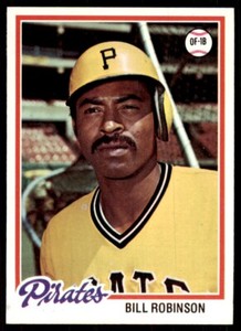 1978 Topps Bill Robinson Baseball Cards #455