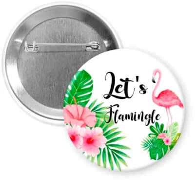 deja flamenco/ botones de alfileres de flamenco/ cumpleaños/baby shower/flamenco rosa Foto 1 de 4