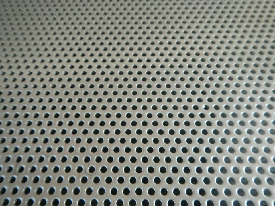 Stainless Steel Perforated Metal Sheet Mesh 380mmX300mm - 3.2mm Hole 0.9mm Thick - image 1 of 1