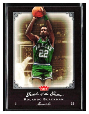 2005-06 Fleer Greats of the Game #73 Rolando Blackman - Image 1 of 2