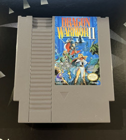 Dragon Warrior II  2  - Authentic Nintendo NES - Tested & Works - New Battery