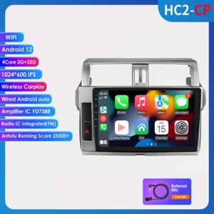 Android 13 Car Stereo Radio Gps Wifi BT Carplay 2+32G Fit Toyota Prado 2014-2017 - Picture 1 of 24