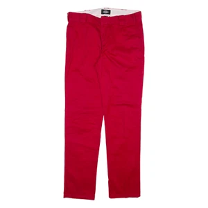 Pantalón DICKIES Hombre Rojo Regular Recto W34 L34 - Imagen 1 de 6