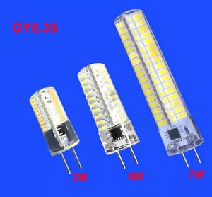 GY6.35(G6.35) Led bulb 3W/5W/7W 80/136-4014/5730 SMD 110V/220V Silicone Light - Picture 1 of 7