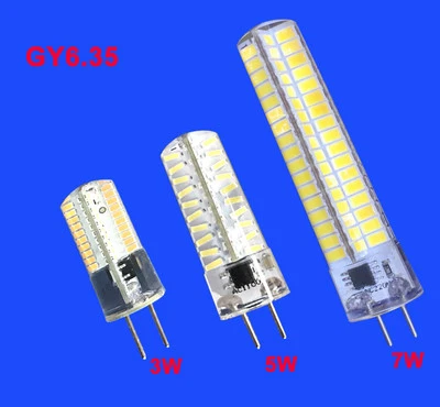 GY6.35(G6.35) Led bulb 3W/5W/7W 80/136-4014/5730 SMD 110V/220V Silicone Light - Image 1 of 4