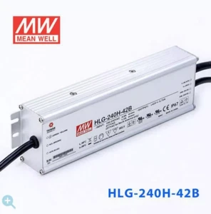 Mean Well HLG-240H-48B | 240W 48V 5A | Fuente de alimentación de controlador LED | Clasificación IP67 - Imagen 1 de 4
