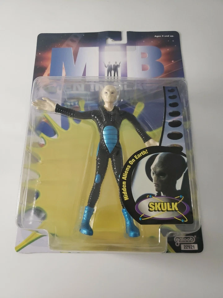 Men in Black MIB Skulk Bendable Alien Action Figure Galoob 1997 T1725