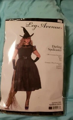 Новый * ноги Avenue Darling Spellcaster карнавальный костюм для Хэллоуина костюм для взрослых 1 x / 2 x - Изображение 1 из 4