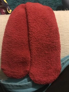 Marks And Spencer Girls Slipper Sock Size 8-12 3-6 Years Red Mix - Picture 1 of 2