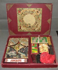 2852* coffret multi jeux de société J.L PARIS ancien