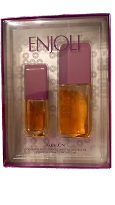 ENJOLI REVLON CONCENTRATED COLOGNE 47,3ML.+COLOGNE SPRAY 17,7ML.MIT BOX VINTAGE. - Bild 1 von 2