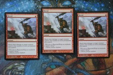 MTG - 3 x Skred - Cold Snap - Ex Condition