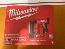 Milwaukee 2540-20 M12 12V 23 Gauge Compact Cordless Pin Nailer - Bare Tool