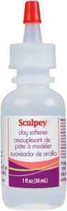 Sculpey Clay Softener & Thinner 1 fl oz (30 mL) 1 mL), Clear - Picture 1 of 1