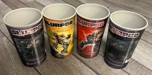 Lot of 4 2009 7-Eleven Slurpee Transformers Revenge of the Fallen 22oz 3D Cups - Picture 1 of 1